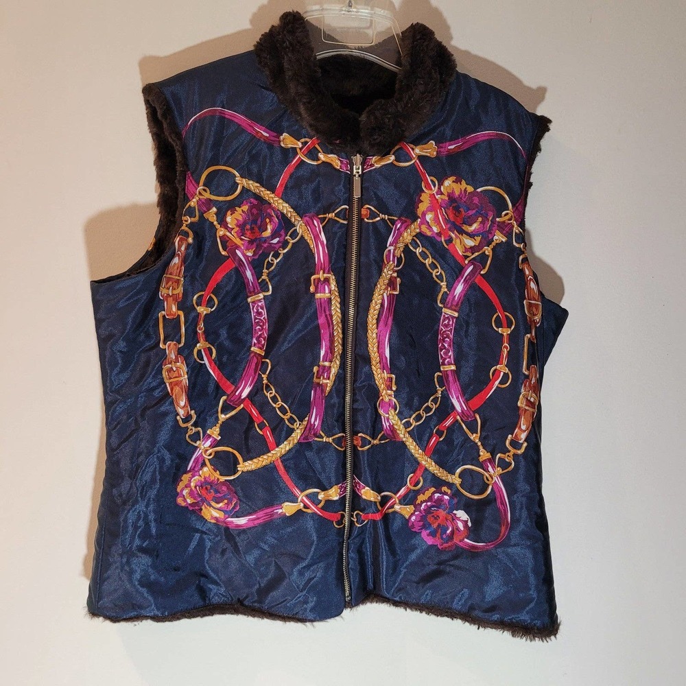 Charter Club Women's Reversible Faux Fur Vest